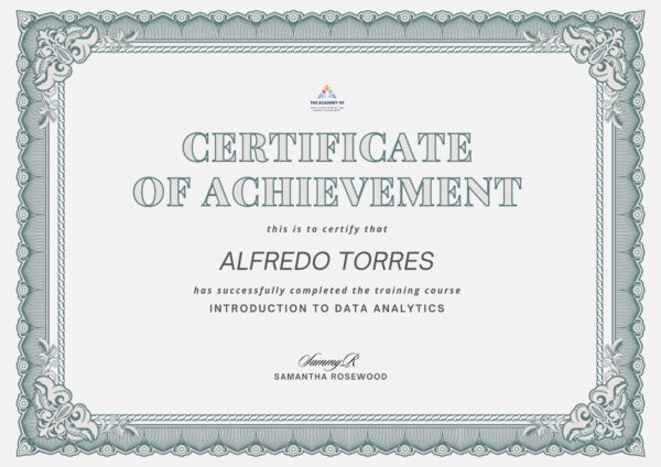 PDF Certificate